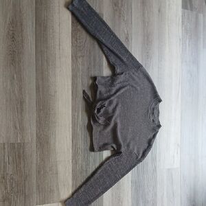 SHEIN Gray Crew Neck Sweater